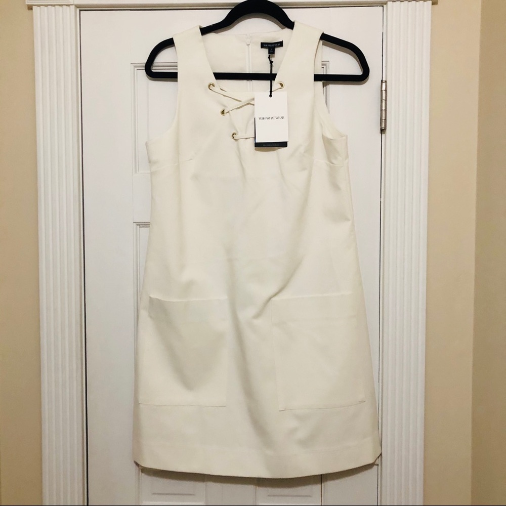 Who What Wear white dress SZ small NWT